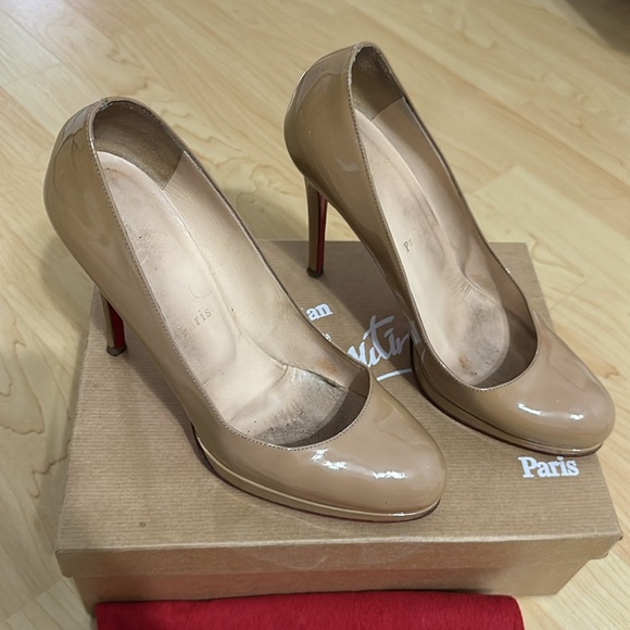 Christian Louboutin New Simple Pump 120 Patent Calf - Size 39 - Picture 2 of 9